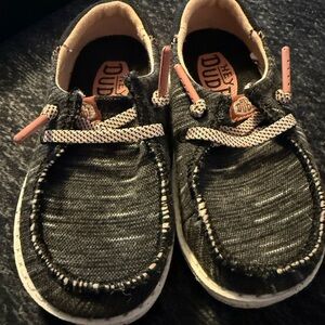 Hey Dude Black Kids Shoes